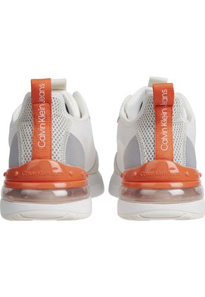 Tenis Deportivas Con Logo Hombre Blanco