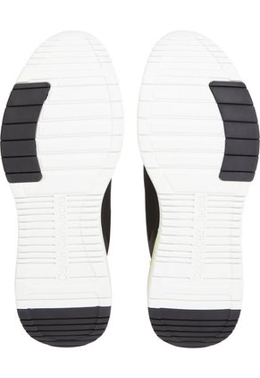 Tenis Deportivas Con Logo Hombre Negro