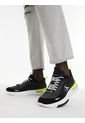 Tenis Deportivas Con Logo Hombre Negro de Calvin Klein