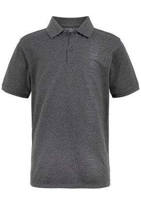 Polo Con Logo Gris Para Niño Calvin Klein