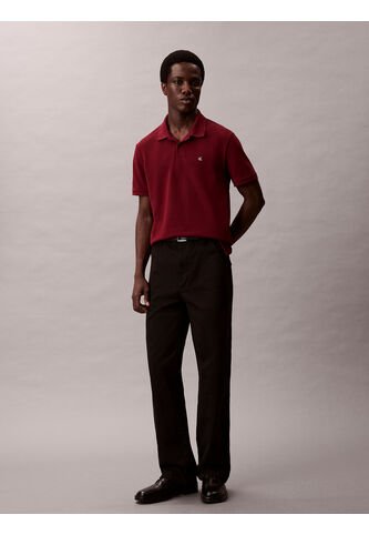 Polo Rojo Clásico De Piqué De Algodón Calvin Klein Calvin Klein