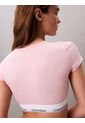 Corpiño Rosado Camiseta - Icon Cotton Modal Calvin Klein de Calvin Klein