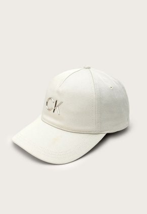 Gorra Marfil-Plateado Calvin Klein