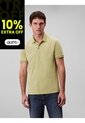 Polo Verde Con Monograma Bordado Calvin Klein de Calvin Klein