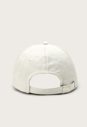 Gorra Marfil-Plateado Calvin Klein