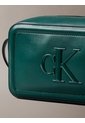 Bolso Azul Cruzado Con Logo Monograma Grabado Calvin Klein de Calvin Klein