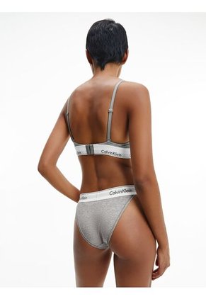 Brassier Gris Algodón Triangle Gris Calvin Klein