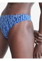 Tanga Azul Estampada Invisible Calvin Klein de Calvin Klein