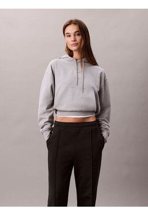 Pantalón Negro Deportivo De Felpa Francesa Con Logo Retro Calvin Klein