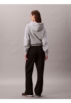 Pantalón Negro Deportivo De Felpa Francesa Con Logo Retro Calvin Klein