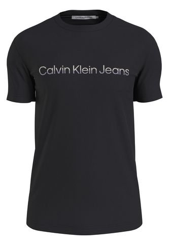 Camiseta Slim Con Logo Hombre Negro Calvin Klein Calvin Klein