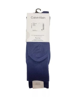 Pack Azul De 3 Medias Con Textura Bambú Calvin Klein