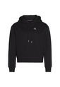 Sudadera De Felpa De Mezcla De Algodón Con Capucha Negro Calvin Klein de Calvin Klein
