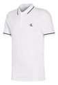 Polos Slim De Piqué Elástico Blanco Calvin Klein de Calvin Klein