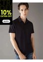 Camisa Negra Manga Corta De Tejido Interlock Suave Calvin Klein de Calvin Klein