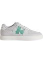 Tenis Gris Clásicos Con Detalle De Gamuza Calvin Klein de Calvin Klein
