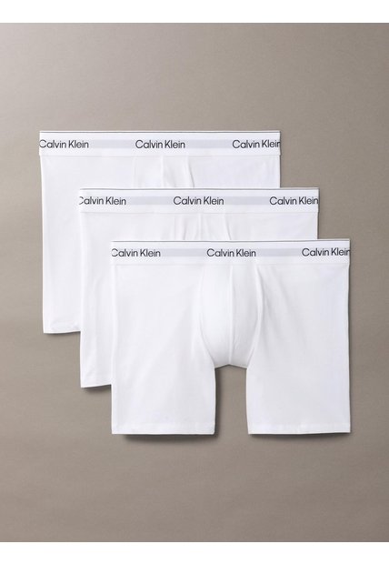 Pack Multicolor De 3 Bóxers Ajustados - Icon Cotton Stretch Calvin Klein