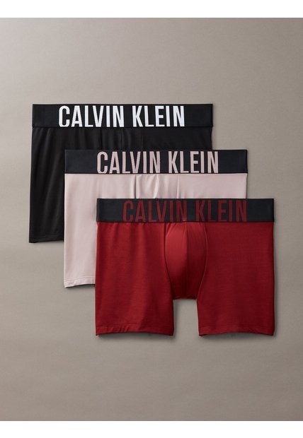Pack Multicolor De 3 Bóxers Largos - Intense Power Calvin Klein