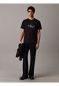 Camiseta Negra Con Monograma Calvin Klein de Calvin Klein