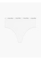 Tanga Blanco De Cintura Alta Carrusel Calvin Klein de Calvin Klein