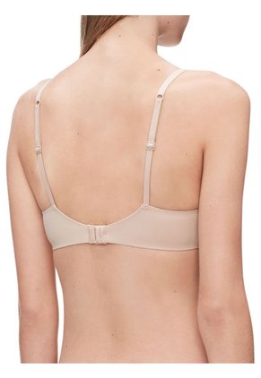 Brassier Beige Microfibra Memory Touch Push Up Calvin Klein
