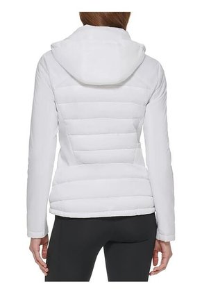 Chaqueta Blanca Ligera De Técnica Mixta Calvin Klein