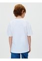 Camiseta Blanca Para Niño De Manga Corta Con Logo De Monograma Bordado Calvin Klein de Calvin Klein