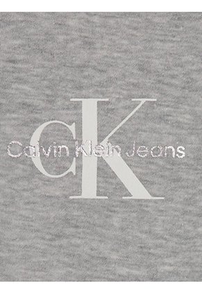 Pantalónes De Chándal Con Logo Monograma Gris Niña Calvin Klein