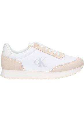 Tenis Blanco Con Logo Calvin Klein