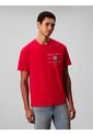 Camiseta Roja Con Estampado Gráfico Red Box New York City Calvin Klein de Calvin Klein