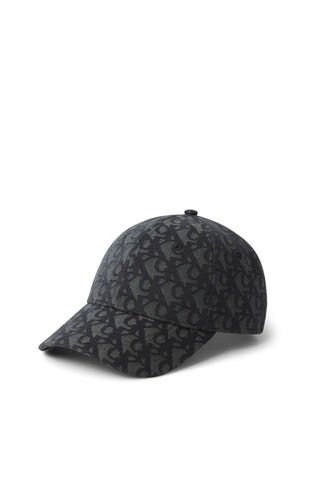 Gorra Negra Con Monograma Calvin Klein Calvin Klein