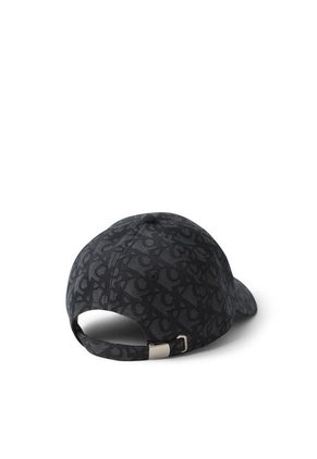 Gorra Negra Con Monograma Calvin Klein
