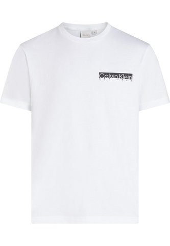 Camiseta Blanca Con Logotipo En Caja Calvin Klein Calvin Klein