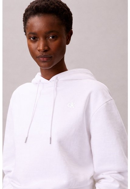 Buzo Blanco Con Capota - Archive Calvin Klein