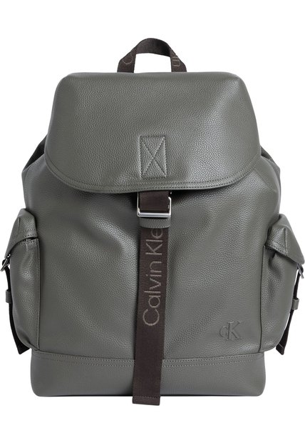 Morral Gris Cargo Flap Calvin Klein