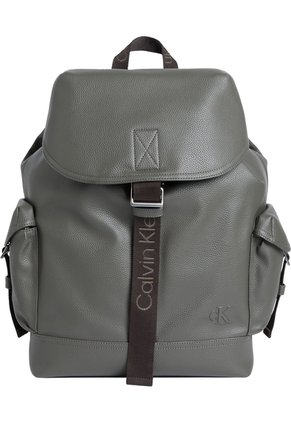 Morral Gris Cargo Flap Calvin Klein