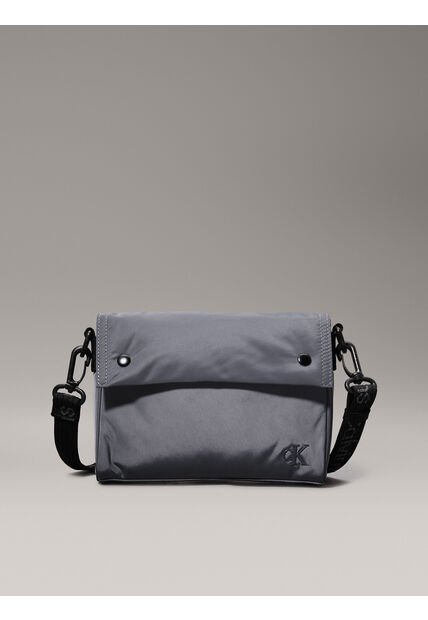 Bolso Azul Cruzado Ultralight Con Solapa Calvin Klein