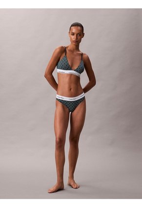 Tanga Verde - Icon Cotton Modal Calvin Klein