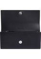 Billetera Negra Trifold Con Placa Metálica Calvin Klein de Calvin Klein