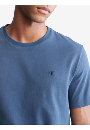 Camiseta Con Logo Hombre Azul Calvin Klein