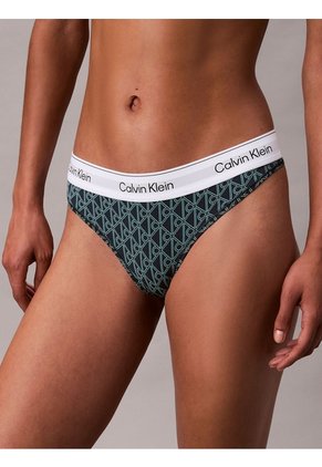Tanga Verde - Icon Cotton Modal Calvin Klein