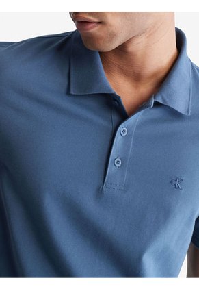 Camiseta Con Logo Hombre Azul Calvin Klein