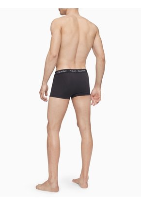 3 Pack De Boxer Negros Low Rise Trunk En Algodón Calvin Klein
