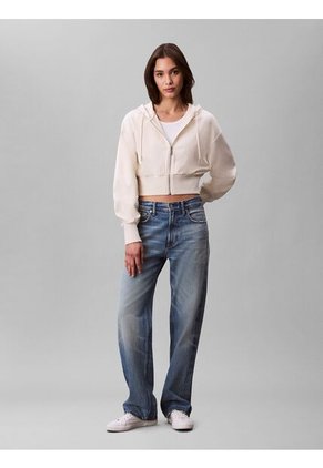 Buzo Blanco Cropped De Punto Milano Calvin Klein