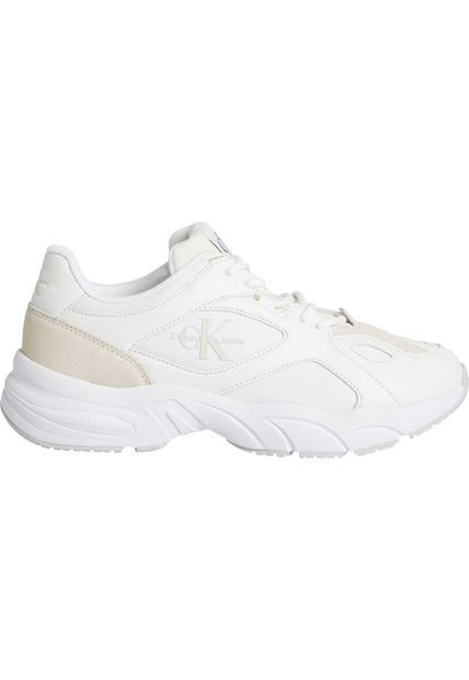 Tenis Blanco Retro Low Lace Calvin Klein