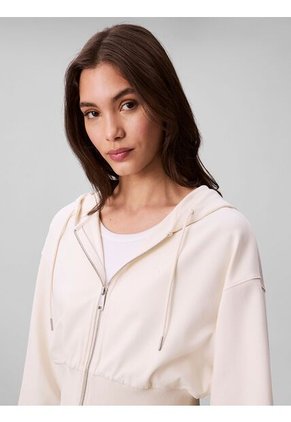 Buzo Blanco Cropped De Punto Milano Calvin Klein