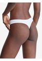 Tanga Celeste Invisible Con Logo En El Lateral de Calvin Klein
