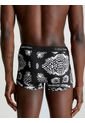 Boxer Negro Estampado En Microfibra Low Rise Trunk Calvin Klein de Calvin Klein