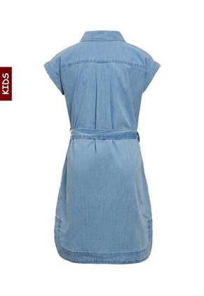 Vestido De Niña Azul Calvin Klein Kids