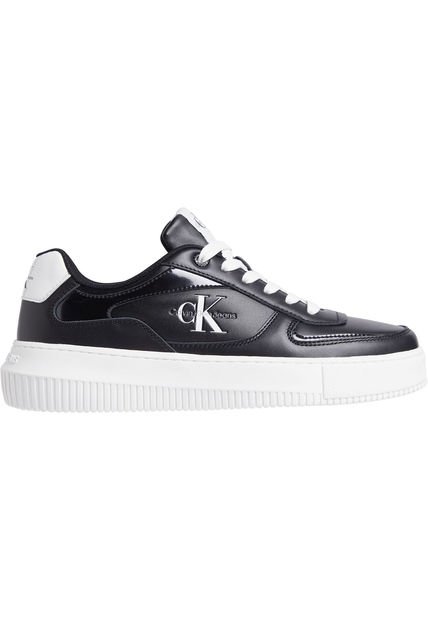 Tenis Multicolor Chunky Cupsole De Cuero Calvin Klein